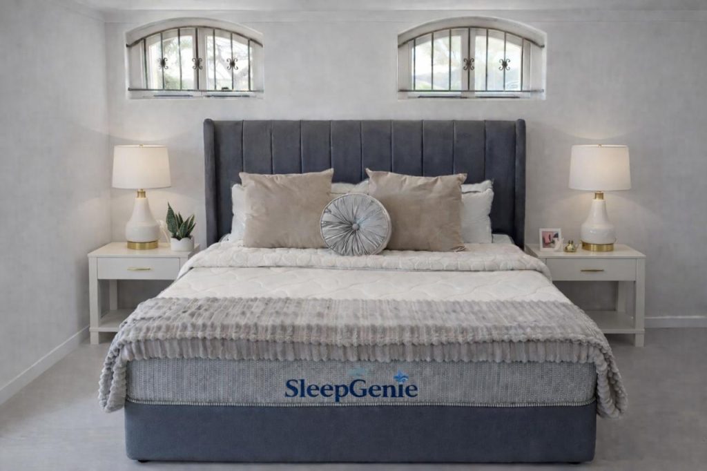 SleepGenie mattress and base set in the Pretoria showroom